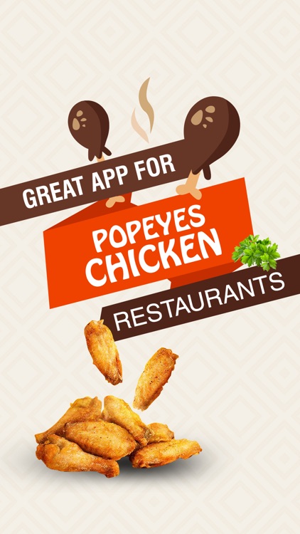 Great App for Popeyes Chicken Restaurants