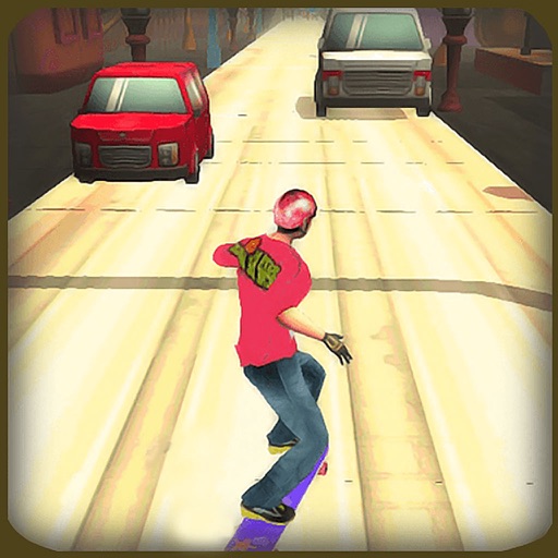 Skateboarding Games Extreme Street Thug Life Roadie Skater Subway Skating Game iOS App