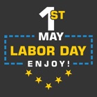 1st May Cam Labor & Workers Day Photo Editor – Add MayDay greetings text and sticker over picture