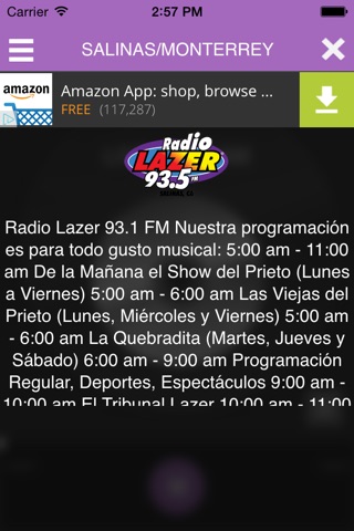 Radio Lazer 93.5 screenshot 2