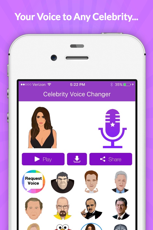 Celebrity Voice Changer - Funny Voice FX Cartoon Soundboard screenshot 2