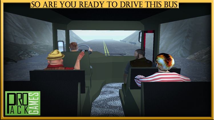 Mountain Bus Driving Simulator Cockpit View - Dodge the traffic on a dangerous highway