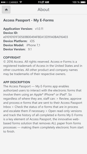 Access Passport - My Forms