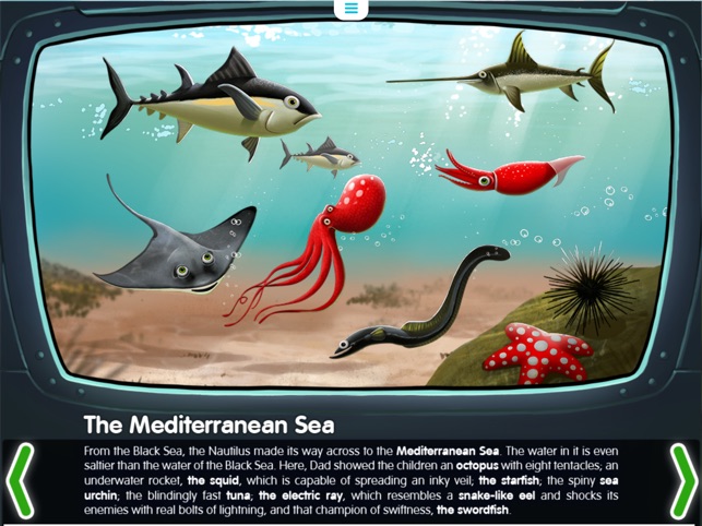 Water Planet. Interactive story for kids. Ocean and its inha(圖1)-速報App