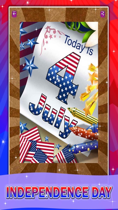 How to cancel & delete Happy 4th July - Happy Independence Day America Greeting Cards from iphone & ipad 3