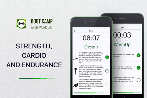 Boot Camp - Army Workout screenshot 3