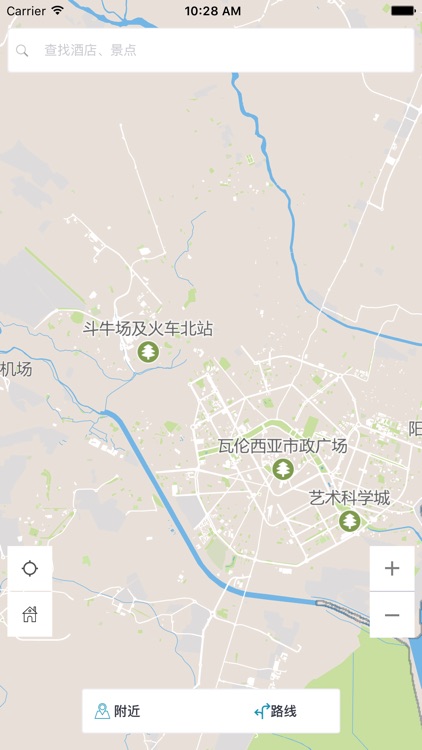 瓦伦西亚中文离线地图-西班牙离线旅游地图支持步行自行车模式