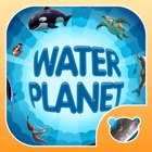 Water Planet. Interactive story for kids. Ocean and its inhabitants.
