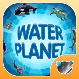 Water Planet. Interactive story for kids. Ocean and its inhabitants.