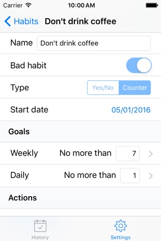 Habits: Track your habits screenshot 4