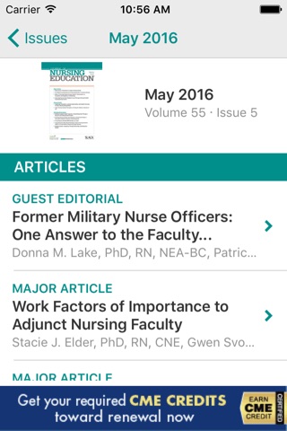 Journal of Nursing Education screenshot 2