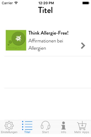 Think Allergie-Free! screenshot 2