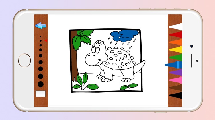 Dinosaur Coloring Book For Game Kid Educational & Learning With Free screenshot-3