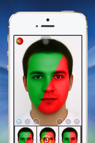 Flag Face Portugal screenshot 2