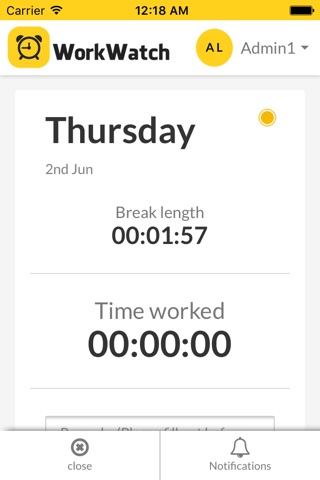 WorkWatch - Tracking your Time screenshot 2