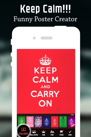 Keep Calm!!! Funny Poster Maker - náhled