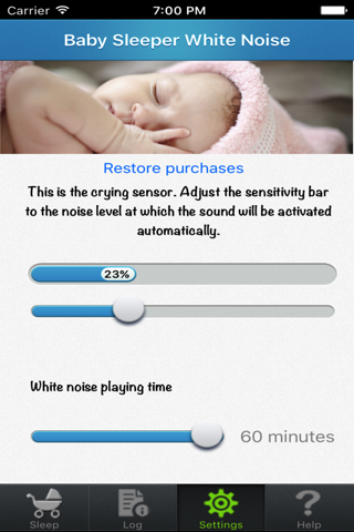 Baby Sleep White noise screenshot 2