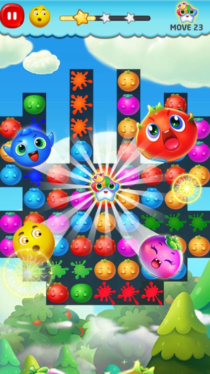 Candy Fruit Garden Story Mania - Fruit Crush Match 3 Edition screenshot-0