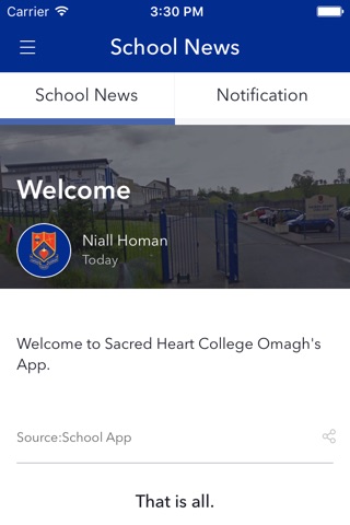 Sacred Heart College, Omagh screenshot 2
