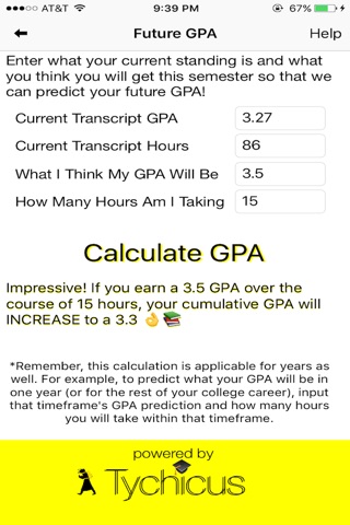 GPA Wiz screenshot 2