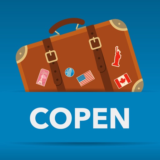 Copenhagen offline map and free travel guide icon