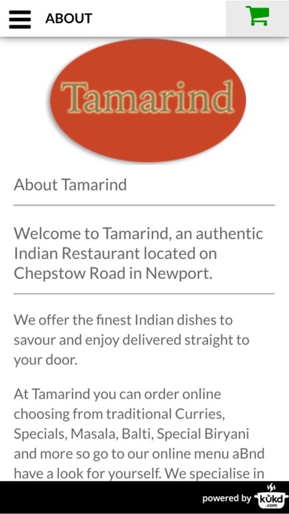 Tamarind Indian Takeaway NP19 8EF screenshot-3