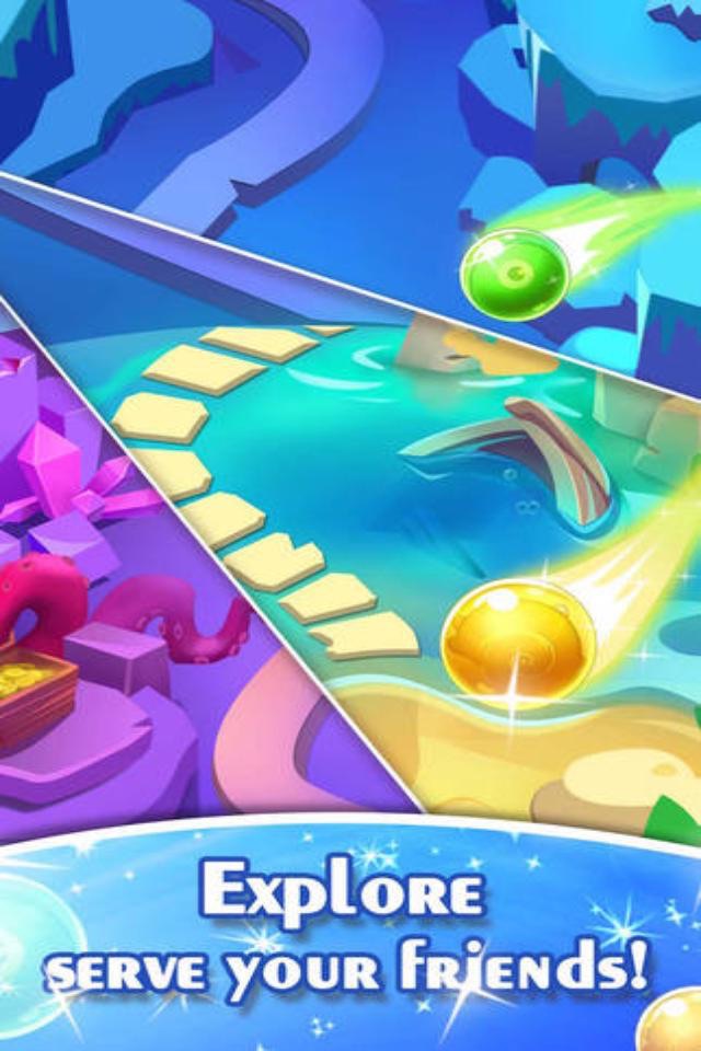 Ocean Bubble Shooter - rescue the pet splash mania screenshot 3