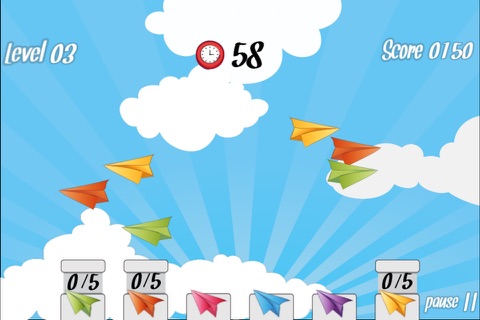 Paper Plane - Casual Airplane Shooter Game for Kids and Toddlers HD screenshot 3