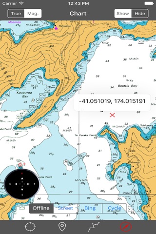 Marlborough Sounds (NZ) GPS screenshot 2