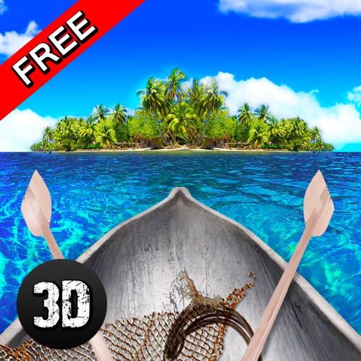 Tropical Island Survival 3D Icon