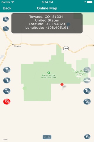 Mesa Verde National Park Map screenshot 2
