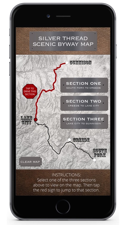 Silver Thread Scenic Byway Map