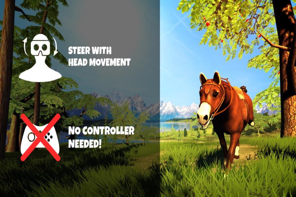 VR Horse Riding Simulator : VR Game for Google Cardboard screenshot 3