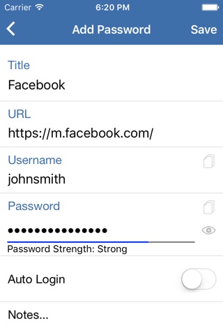 Safe-Passwords screenshot 3