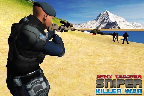 Army Trooper Sniper Killer War - Sniper Assassin First Person Shooter Game screenshot 2
