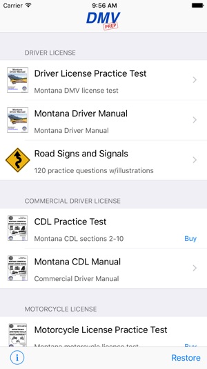 Montana DMV Test Prep