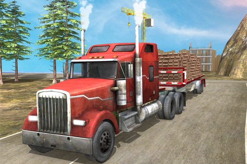 Cargo Truck Parking n Driving on Road of Bones screenshot 2