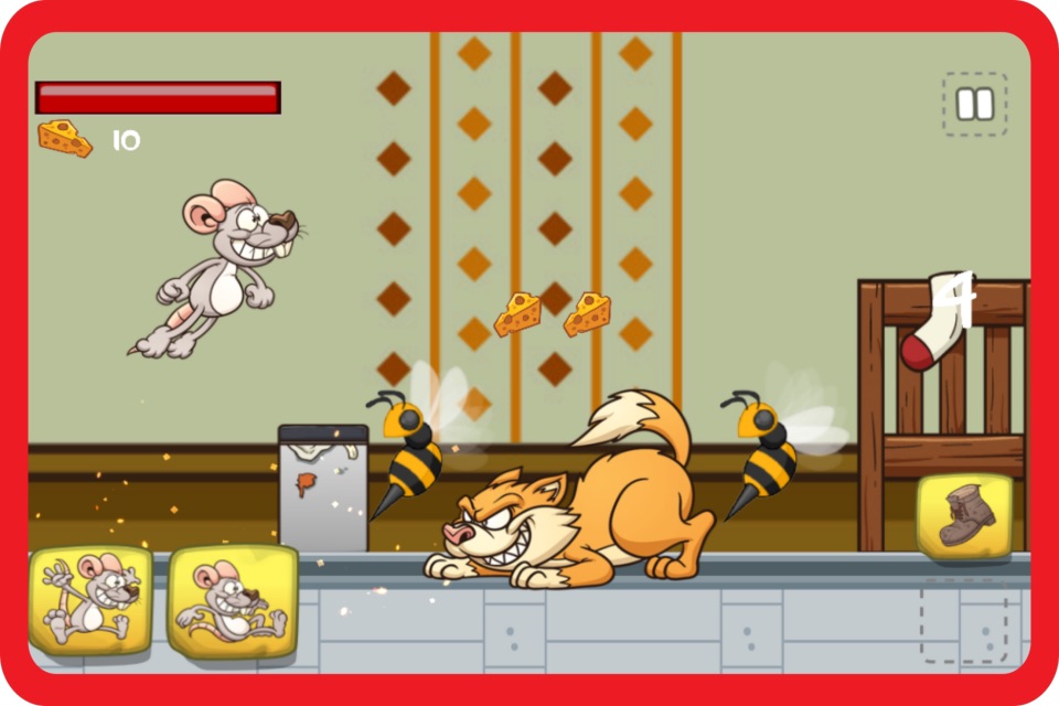 Jerry Mouse & Cat Adventure Game screenshot 3