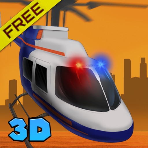 City Police Helicopter Flight Simulator iOS App