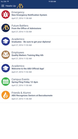 Heads Up Alderson Broaddus(圖1)-速報App