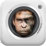 MonkeyBooth - Morphing faces into an ape monkey or chimp