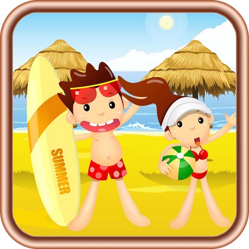 粉红猪小妹夏日海滩 早教 儿童游戏 icon