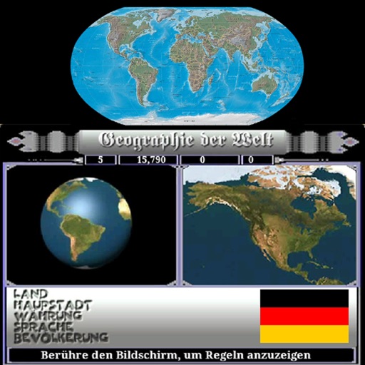 Geographie der Welt iOS App
