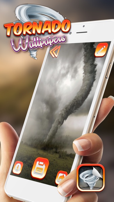 How to cancel & delete Tornado Wallpapers Free – Thunder.storm Background Themes and Nature Landscape Photo.s from iphone & ipad 1