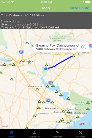 South Carolina – Camping & RVs screenshot 2