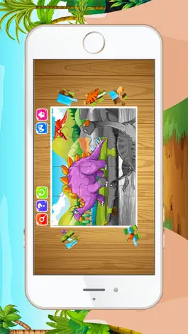Game screenshot Dinosaur Games for kids Free - Jigsaw Puzzles for Preschool and Toddlers mod apk
