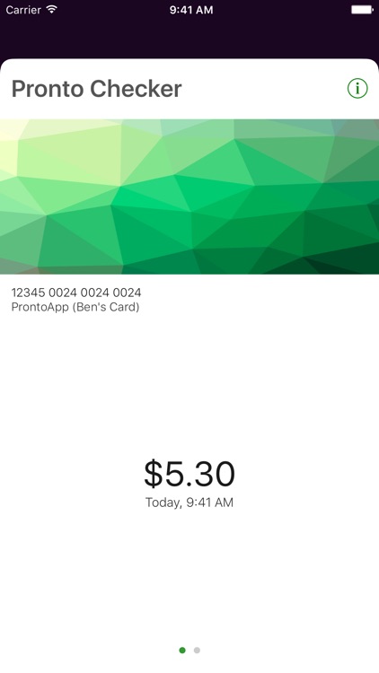 Pronto Checker for PRESTO Card