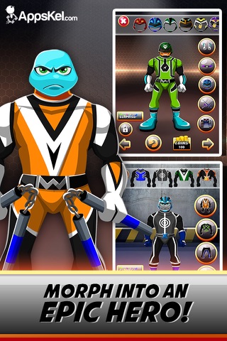 Power Mutant Battle Ninja Dress Up – Junior Samurai Games for Free screenshot 2