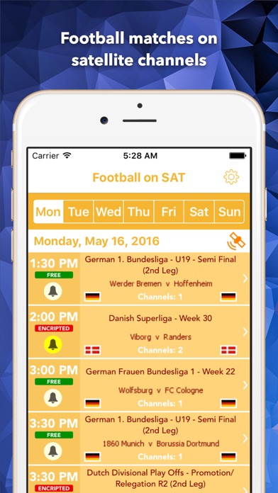 How to cancel & delete Football on SAT TV: live soccer matches schedule from iphone & ipad 1