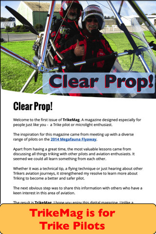 TrikeMag - The Ultralight Flying magazine for the Microlight Pilot or Trike Pilot screenshot 2